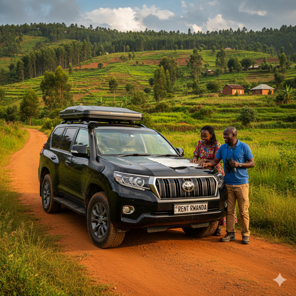 High-End Self Drive Rwanda - Convertible & SUV Car rental Rwanda Baby Car Rentals Self Drive Rwanda Family - Safe Car rental in Rwanda with Children Large SUV Car Rental Rwanda – Rooftop Tent Rwanda Car rental